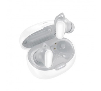 Наушники внутриканальные HOCO EW203 Jinny, пластик, bluetooth 5.4, микрофон, цвет: белый (1/11/110)#2117896