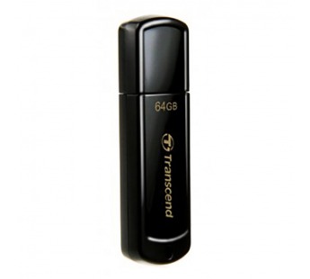 USB  64GB  Transcend  JetFlash 350  чёрный#2116519