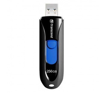 USB 3.0  256GB  Transcend  JetFlash 790  чёрный/синий#2116506