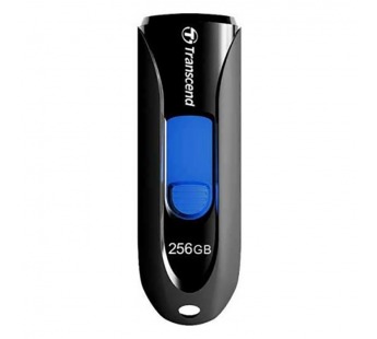 USB 3.0  256GB  Transcend  JetFlash 790  чёрный/синий#2116507