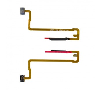 Шлейф для Huawei Honor X7c (ALT-LX1) сканер отпечатка пальцев Черный#2119569