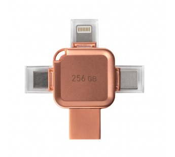 UFD 3.0/3.1 Smartbuy 256GB MC15A Metal Quad Apricot (SB256GBMC15A)#2116912