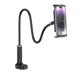 Держатель настольный Hoco HD10 Bamboo lazy stand (black) (236208)#2124564