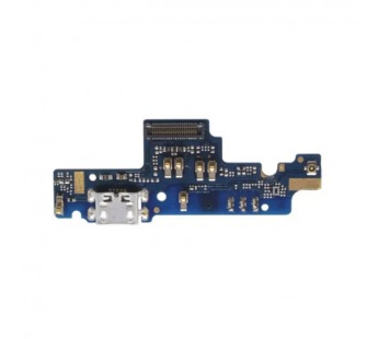 Шлейф (плата) для Xiaomi Redmi Note 4X (4GB/64GB) + системный разъем + микрофон (100% components)#2130870