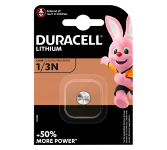 Батарейка Duracell CR1/3N BL1 Lithium 3V (1/10/50)#2117521