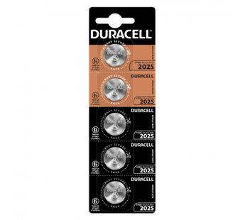 Батарейка Duracell CR2025 BL5 Lithium 3V (5/20/200)#2117519