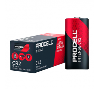 Батарейка Duracell Procell INTENSE CR2 BOX10 Lithium 3V (10/180)#2117508