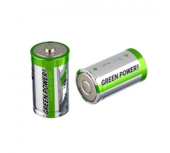 Батарейка GREEN POWERlab LR14 C Shrink 2 Alkaline 1.5V (2/24/288)#2117552