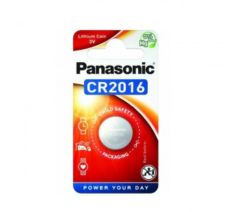 Батарейка Panasonic Power Cells CR2016 BL1 Lithium 3V CN (Китай) (1/5/200)#2117522