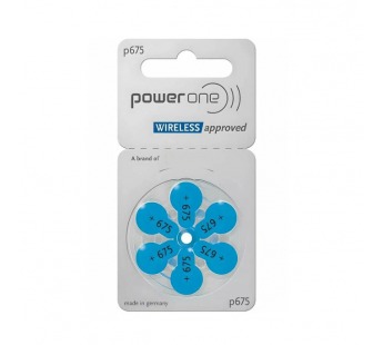 Батарейка PowerOne ZA675 Evolution BL6 Zinc Air 1.45V (6/60/300)#2117500
