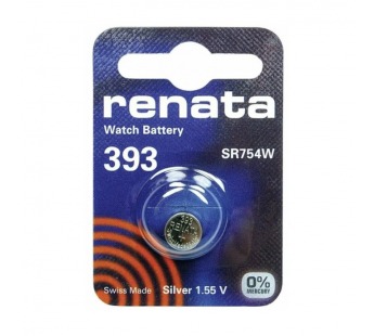 Батарейка Renata 393 Silver Oxide 1.55V (1/10/100)#2117491