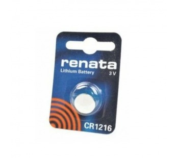 Батарейка Renata CR1216 BL1 Lithium 3V (10/300/2400)#2117490