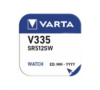 Батарейка Varta 335 (SR512SW) BL1 Silver Oxide 1.55V (1/10/100)#2117478
