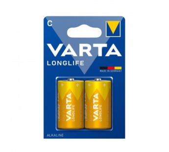 Батарейка Varta LONGLIFE LR14 C BL2 Alkaline 1.5V (4114) (2/20/200)#2117469