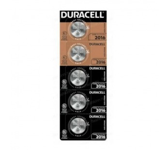 Батарейка Duracell CR2016 BL5 Lithium 3V CN (Китай) (5/50/600)#2117445