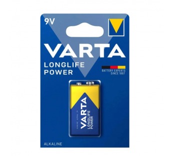 Батарейка Varta LONGLIFE Крона 6LR61 BL1 Alkaline 9V (4122) (1/10/50)#2117440