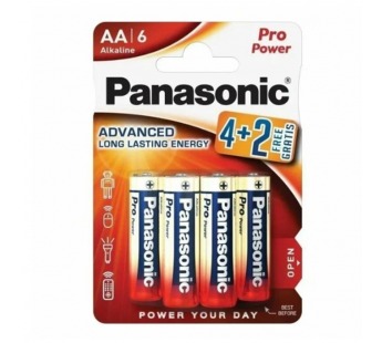 Батарейка Panasonic PRO Power LR6 AA BL4 Alkaline 1.5V (4/48/240)#2117422