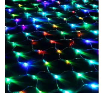 Гирлянда Космос 320LED 2.3*2.1м лампочки сетка 8 режимов ассорти (1/40)#2117411
