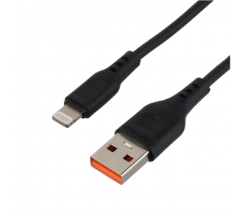 Кабель GoPower GP01L-2M USB (m)-Lightning (m) 2м 2.1A черный (1/200/800)#2117640