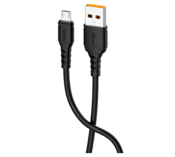 Кабель GFPower 06M USB (m)-microUSB (m) 1м 2.4A ПВХ черный (1/200/800)#2117687