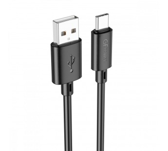 Кабель GFPower X31UT USB (m)-Type-C (m) 1м 3.0A ПВХ черный (1/30/420)#2122135