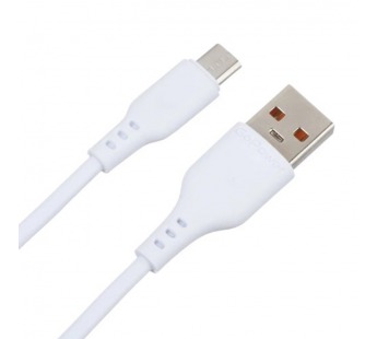 Кабель GoPower GP01M-2M USB (m)-microUSB (m) 2м 2.1A белый (1/200/800)#2117724