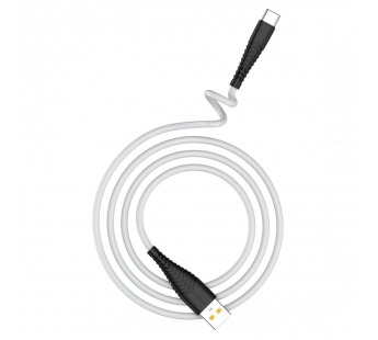 Кабель GFPower 19T USB (m)-Type-C (m) 1м 2.4A силикон белый (1/120/480)#2122133