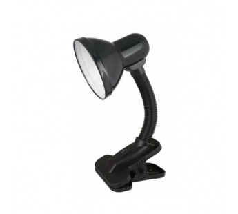 Светильник настольный Ultraflash UF-320P 60W 230V E27 прищепка черный (1/36)#2117689