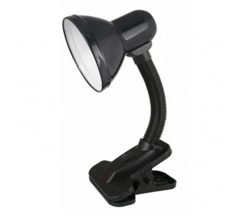 Светильник настольный Ultraflash UF-320P 60W 230V E27 прищепка черный (1/36)#2128239
