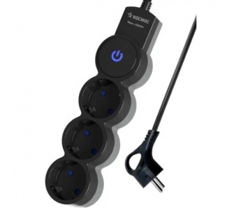 Удлинитель Космос 3р.С/З 10A 3.0м с выкл. ПВС 3х0.75мм² IP20 черный (1/35)#2117707