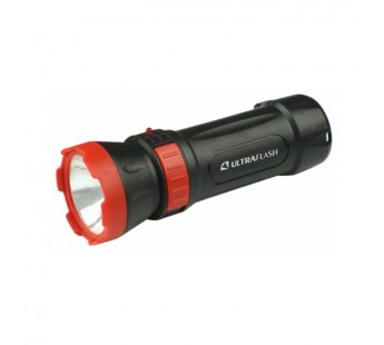 Фонарь туристический Ultraflash LED3849 4W 1LED от аккумулятора IPX4 прямая подзарядка черный (1/50/#2117656