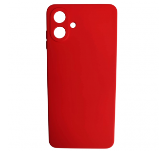 Чехол силиконовый Samsung A07 Silicone Case без лого красный#2118383
