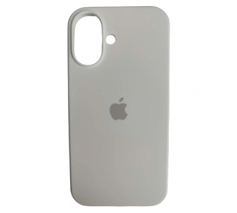 Чехол силиконовый Silicone Case ORG iPhone 16 белый (01)#2118388