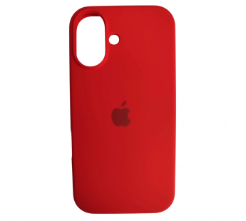 Чехол силиконовый Silicone Case ORG iPhone 16 красный (07)#2118386