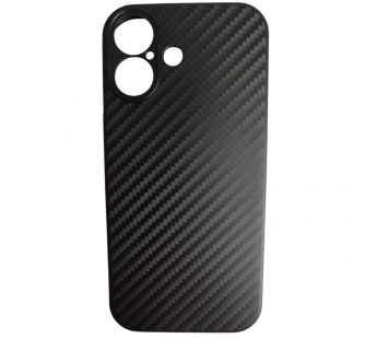 Чехол силиконовый iPhone 17 карбон черный#2118392
