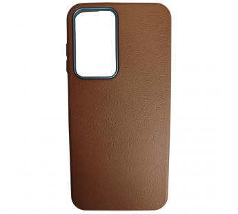 Чехол пластиковый Samsung A17/A26 ЭкоКожа с оободком коричневый#2118460