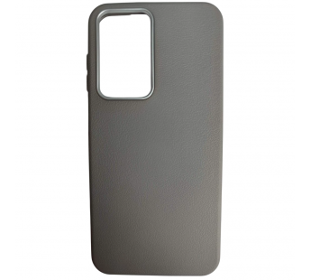Чехол пластиковый Samsung A17/A26 ЭкоКожа с оободком серый#2118459