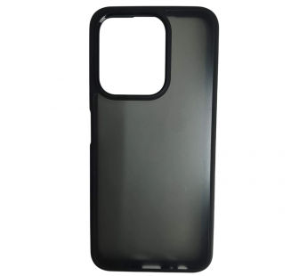 Чехол пластиковый Xiaomi Redmi 15C/POCO C85 матовый с окантовкой черный#2129945