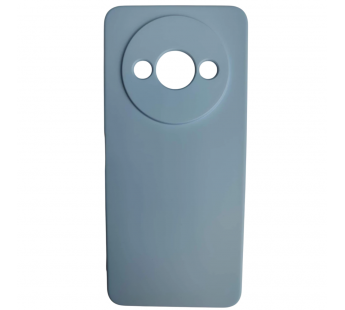 Чехол силиконовый Xiaomi Redmi А3/A3X/POCO C61 Silicone Case без лого голубой#2118468