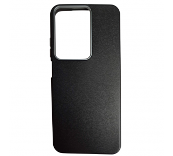 Чехол пластиковый Xiaomi Redmi A5/POCO C71 ЭкоКожа с оободком черный#2118465