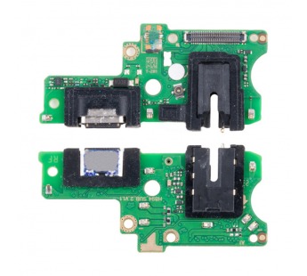 Шлейф для Tecno Camon 20 (CK6n) плата на системный разъем/разъем гарнитуры/микрофон - Премиум#2120786