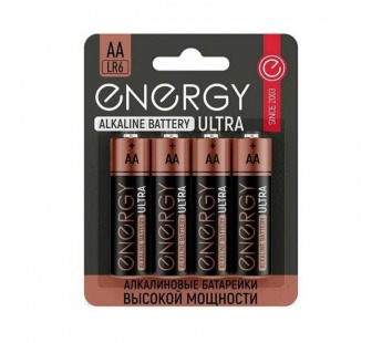 Элемент питания Energy Ultra LR6/4B (АА) (4/40/320)#2118874