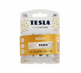 Элемент питания TESLA BATTERIES AA GOLD+ LR06/BLISTER FOIL 4 PCS (4/48/480/25920)#2118860