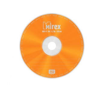 Диск MIREX DVD+R 16X 4,7GB Cake box 25 (25/300)#2118896