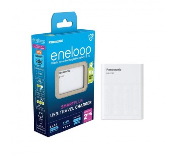 Зарядное устройство PANASONIC eneloop  K-KJ87MCD40USB Smart-Quick Charger Kit+ 4AA2000 mAh BL1#2118914