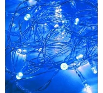 Светодиодная гирлянда КОСМОС, 288 светодиодов, шарики голубые, 8 режимов мигания, 6.4 м.#2118889