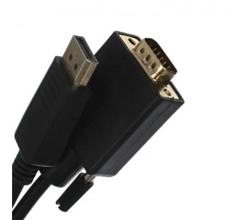 Кабель-переходник DP(M)--> VGA_M/M 1,8м VCOM <CG607-1.8M> (1/80)#2119009