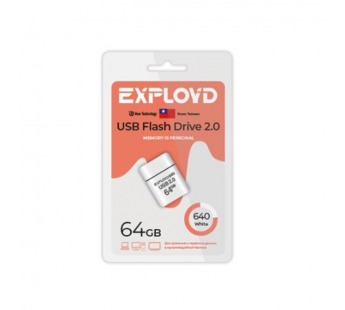 USB  64GB  Exployd  640  белый#2119133