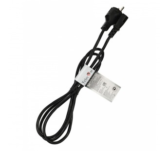 Кабель компьютер--> розетка 220V EU (прямой) <VDE> 3GX1,0мм2, 1,8m, медь, TELECOM <TE021-CU1.0-1.8>(1/100)#2119151