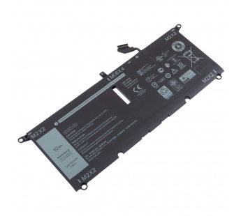 Аккумуляторная батарея для ноутбука Dell XPS 13-9370, 13-9380 (DXGH8) 6500 mAh#2119362